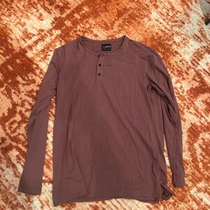 Cuts long sleeve Henley